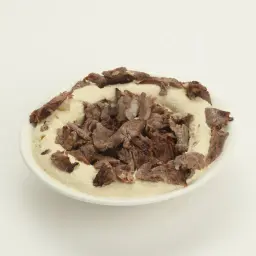 حمص مع الشورما لحمة